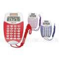 8 Digits Display Dual Power Pocket Calculator with Hanging Cord (LC323)